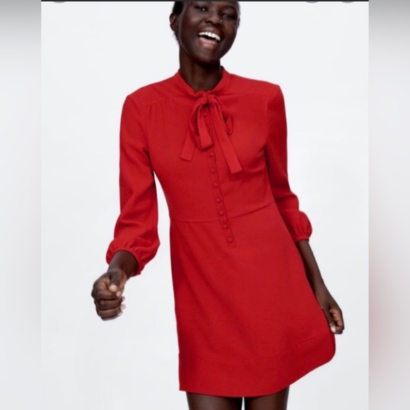 Zara Bowtie Dress - Picture 2 of 4